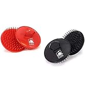 G.B.S Hair Brush Massager Shampoo Hair Scalp Soft Dandruff Cleaning Shower Massager 4 Pack for Me...
