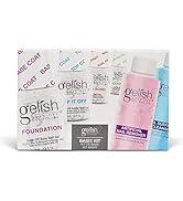 Gelish MINI Complete Basix Gel Nail Polish Prep Essentials Starter Kit with Foundation, pH Bond, ...
