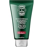Men's Shaving Cream with Soothing Eucalyptus – Reduces Irritation & Razor Burn – Premium Lather f...