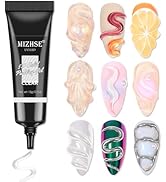 MIZHSE 3D Nail Gel Clear Nail Sculpting Gel for Nail Art 15g Molding Gel for Nails Gel Liner 3D N...