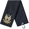 CybGene 80th Birthday Gifts Golf for Men Golfer, Funny Golf Towels for Golf Lovers, Husband, Perfect for Dad, Boss, Grandpa for Birthday