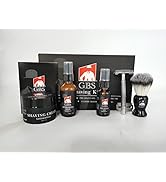 G.B.S Shaving Kit for Men, Include Safety Razor, Sandalwood Shaving Cream, Men’s aftershave, Pre-...