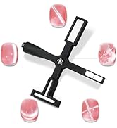 MIZHSE Nail Magnet Tool: 5 in 1 Magnetic for Cat Eye Nails, Multi-Function Magnet Stick 3D Magnet...