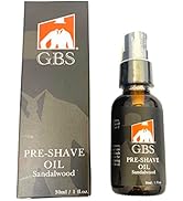 G.B.S Pre-Shave Oil - Shaving Oil for Men, Protects Against Irritation and Razor Burn, for Sensit...