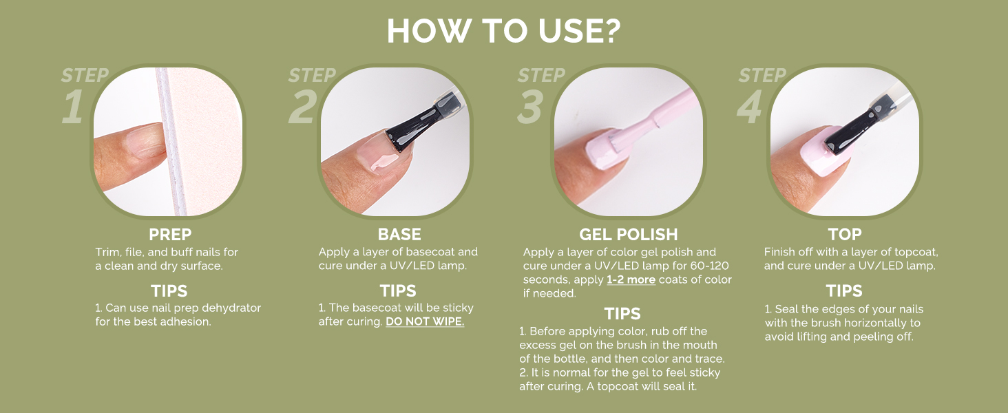Hema Free Gel Nail Polish