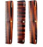 G.B.S 3 Pack DCT Styling Comb Fine Toothed Dressing, Grooming, and Styling Comb for Thinning Hair...