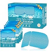 Steam Eye Mask for Travel Essentials,Sleep Mask Warm Compress for Eyes, Heated Eye Masks for Dark...