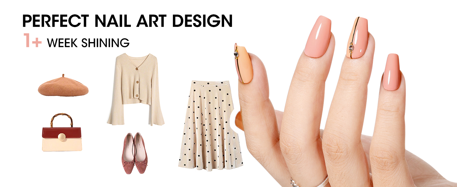 Nail Polish Nude 6 Colors