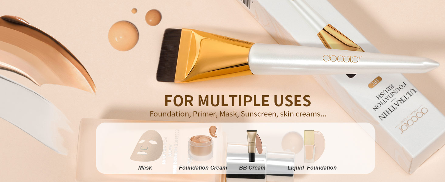 foundation brush flat