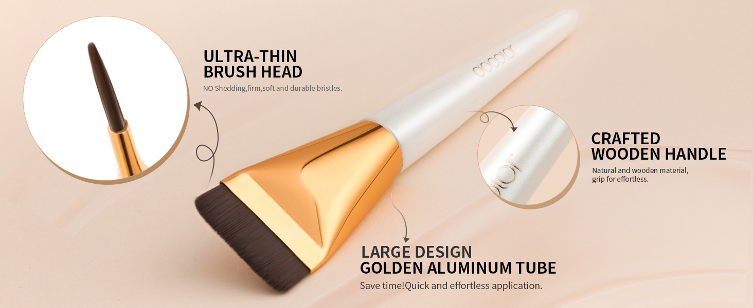 flat foundation brush