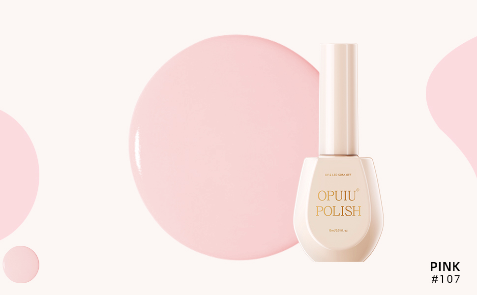 pink gel nail polish