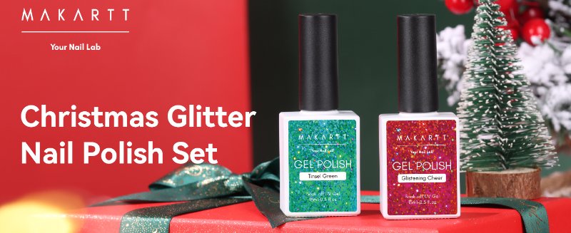 Christmas Glitter Gel Nail Polish