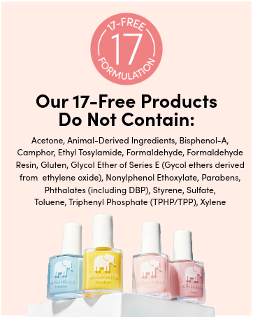 ella + mila products are made with the 17-Free Formulation