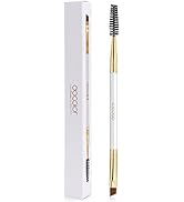 Docolor Eyebrow Brush Duo Eyebrow Spoolie Professional Angled Eye Brow Brush Perfect for Lining a...