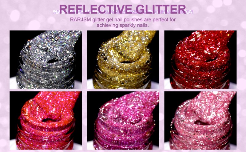 diamond glitter gel polish 01