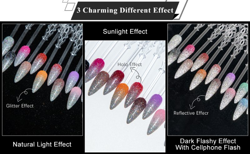 reflective gel polish 