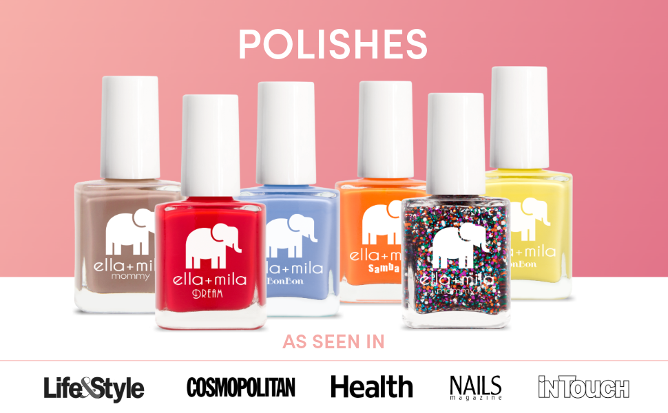 Natural nail polish non toxic vegan cruelty free formula safe for women and pregnancy