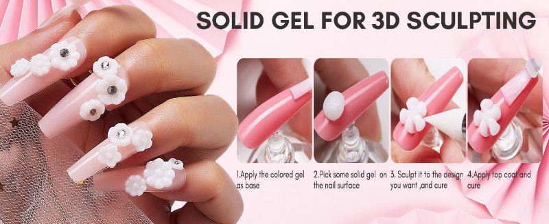 nail glue gel gel builder gel moldeador solido para uñas nail gel builder