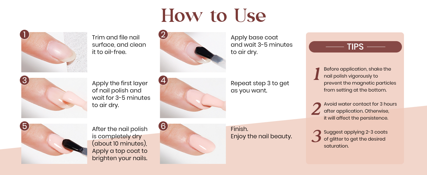 white nail polish