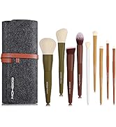 Makeup Brushes, EIGSHOW 5 Colors Essential Kabuki Makeup Brush Set with Ultra Soft Synthetic Fibe...