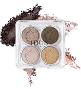 IDUN Minerals Eyeshadow Quad Palette, Brunkulla - Matte & Shimmer Shades - Highly Pigmented Inten...