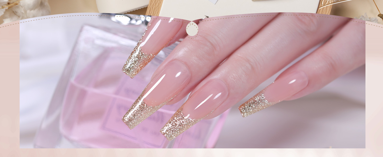 glitter gel nail polish