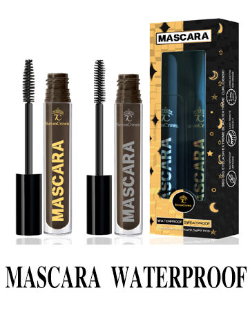 Mascara Black Waterproof | Dramatic Volume & Vegan & Cruelty Free False Lash Effect Mascara