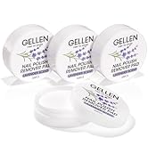 Gellen Nail Polish Remover Pads, 140pcs Non-Acetone Nail Polish Remover Wipes with Moisturizing I...