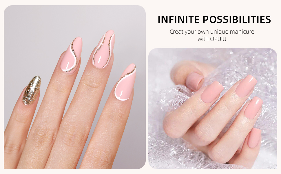 pink gel nail polish