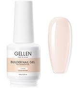 Gellen Builder Gel for Nails, 7 in 1 Builder Strengthener Gel Nude Color Hard Gel Jelly Gel Polis...