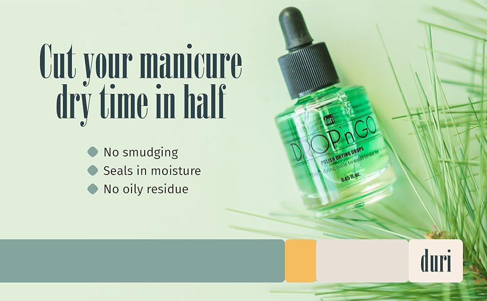 Duri, fast drying nail polish, top coat nail polish quick dry