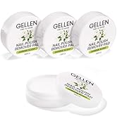 Gellen Acetone Free Nail Polish Remover Pads, Non-Acetone Nail Polish Remover Wipes, 140pcs Trave...
