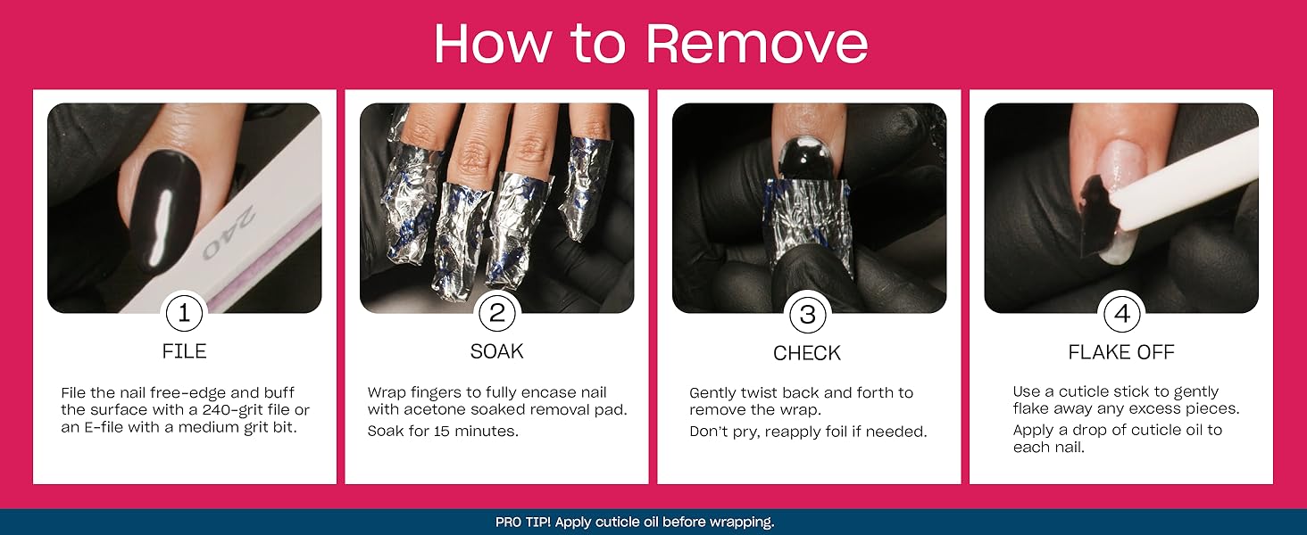 OPI GelColor how to soak off remove LED UV gel nail polish professional salon quality