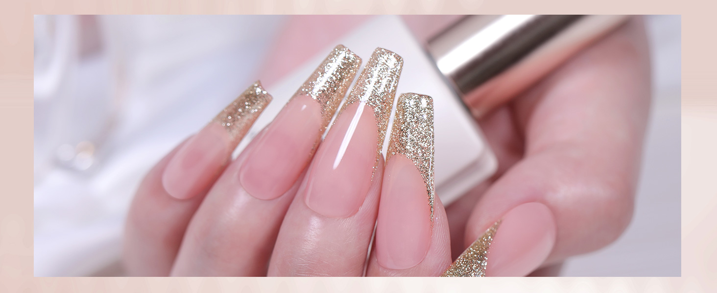 glitter gel nail polish