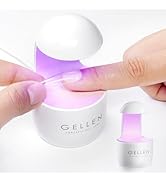 Gellen Mini UV Light for Gel Nails, Small UV Nail Lamp for Easy and Fast Extension System, Portab...