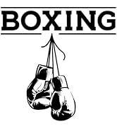 SUPERDANT Boxing Wall Stickers Boxing Gloves Wall Decal Gym Wall Sticker Vinyl Wall Decor Black W...
