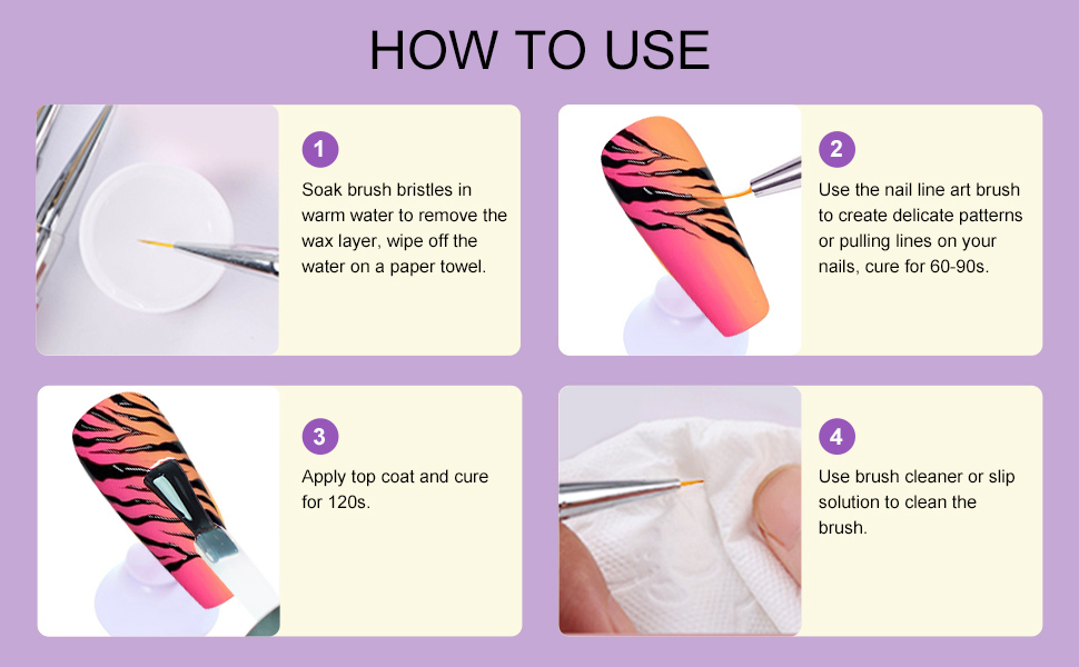 nail art brushes