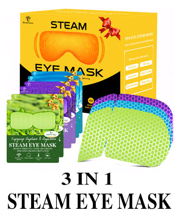 Steam Eye Mask for Travel Essentials