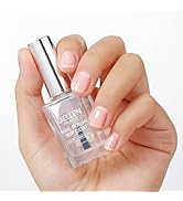 Gellen Clear Top Coat for Regular Nail Polish with Organic Calcium, Quick Air Dry Long Lasting No...