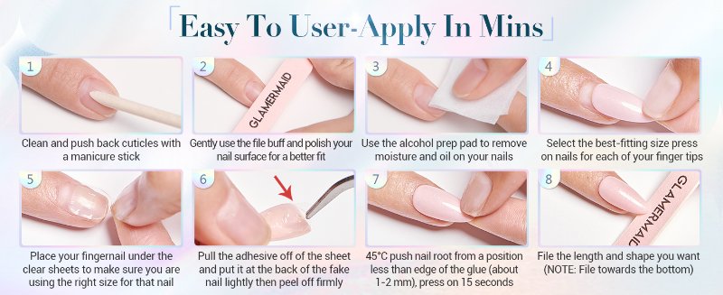 easy use false nails