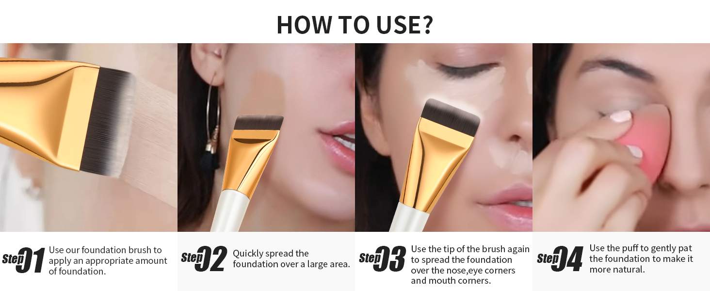 liquid foundation brush