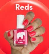 ella + mila red nail polishes