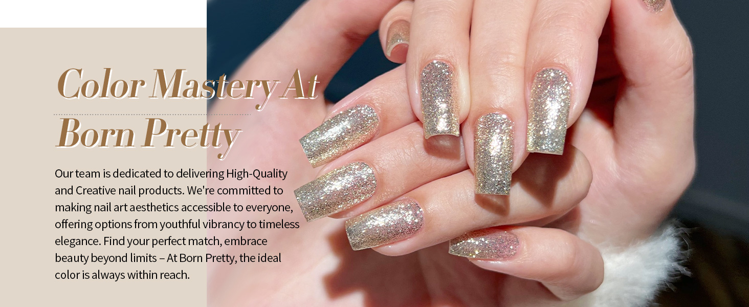 glitter gel nail polish