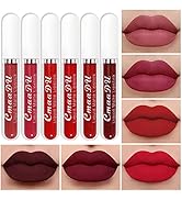 evpct CmaaDu 6Pcs Matte Liquid Lipstick Set labiales mate 24 horas originales matte larga duracio...