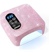 Gellen UV Light for Nails, 72W Cordless LED UV Nail Lamp for Gel Nails Rechargeable UV Nail Light...