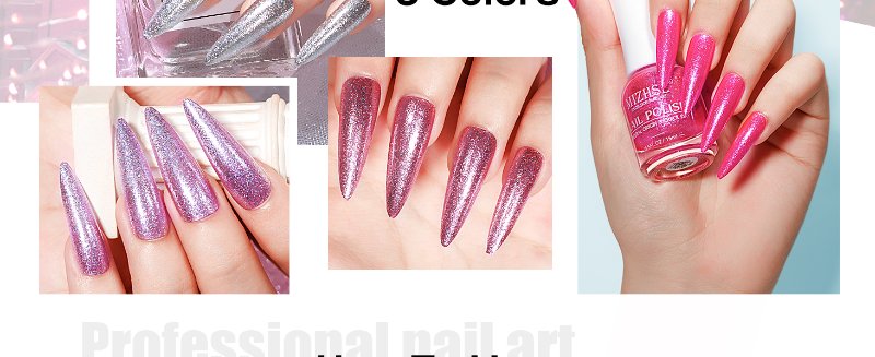 Shimmery Nail Polish no uv