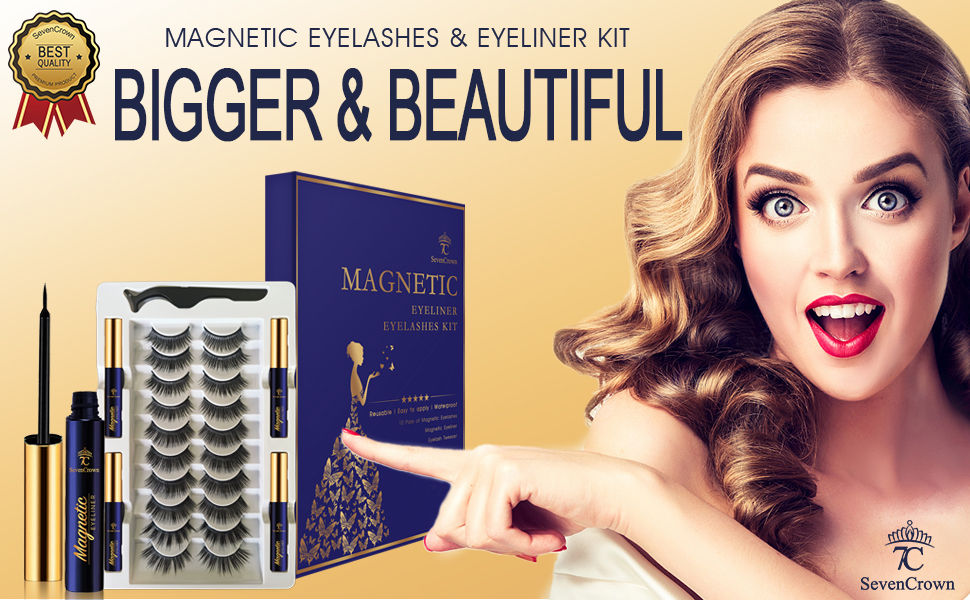 magnetic eyelashes with eyeliner pestañas postizas naturales natural lashes natural false lashes