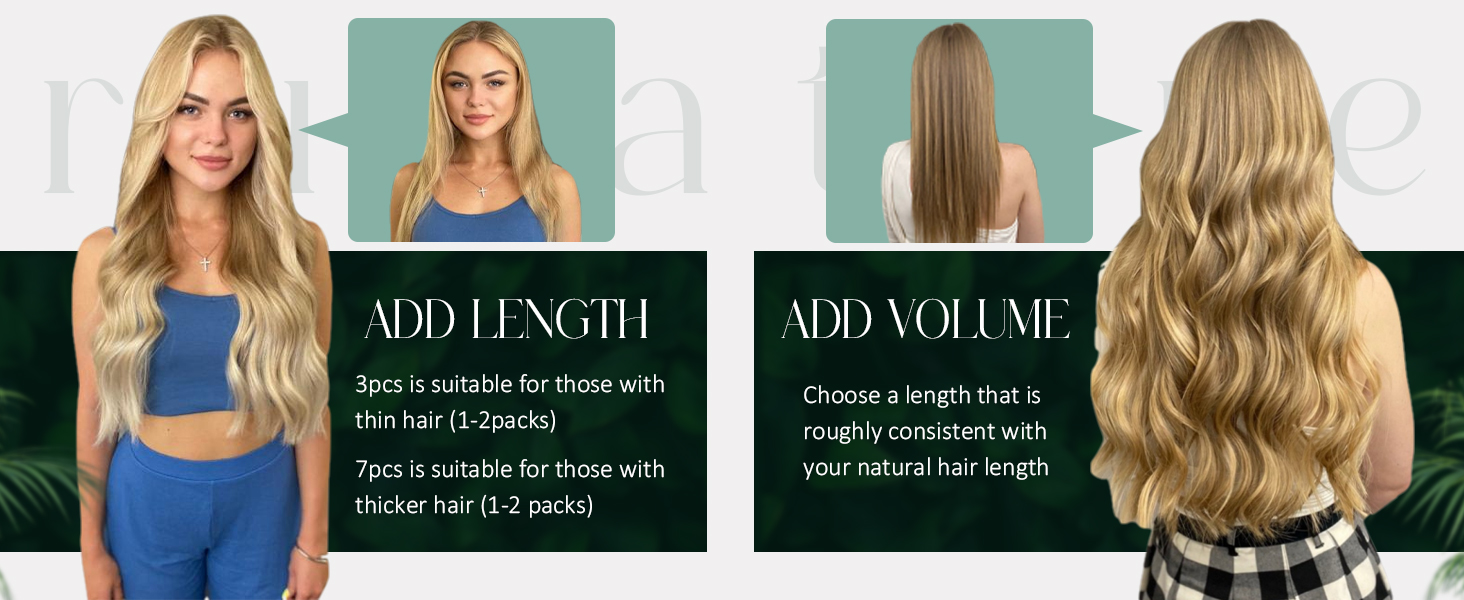 clip in hair extensions