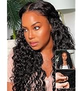 Nadula Pre Everything Glueless Water Wave 13x4 Hd Lace Front Wigs Human Hair with Invisible Draws...