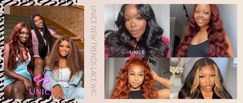unice curly human hair wigs for black women real glueless wear go pre cut hd lace